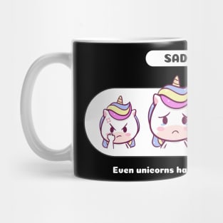 Sad Unicorn Mug